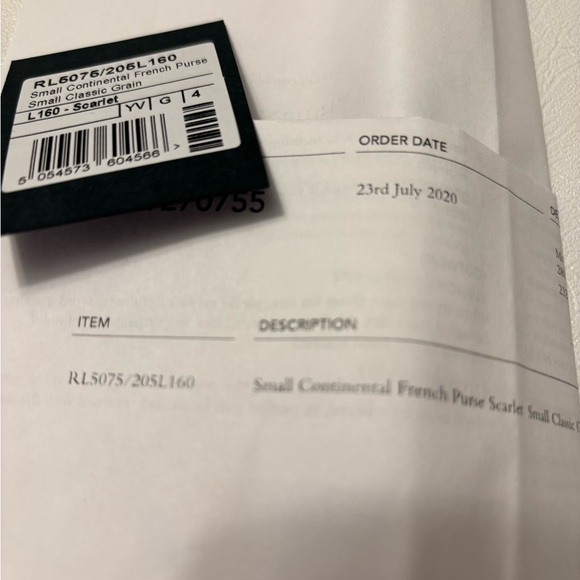 Mulberry Scarlet Small Purse - Picture 3 of 13